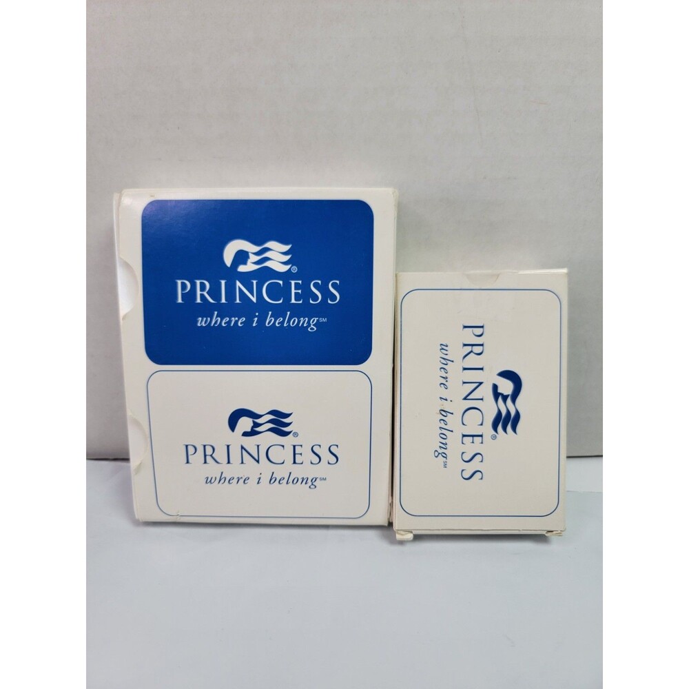 Princess Cruises Playing Cards Lot of 3 Decks Standard & Mini Where I Belong